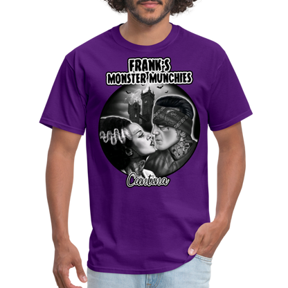 Frank's Monster Munchies Adult T-shirt - purple