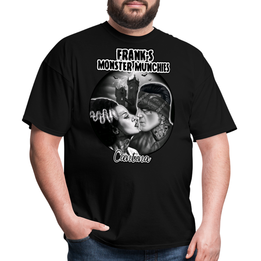 Frank's Monster Munchies Adult T-shirt - black