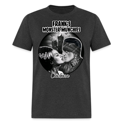 Frank's Monster Munchies Adult T-shirt - heather black