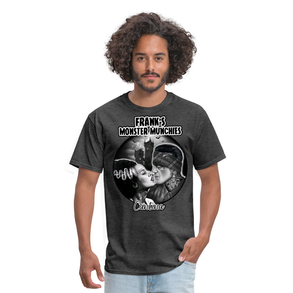 Frank's Monster Munchies Adult T-shirt - heather black
