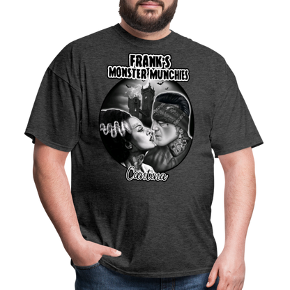 Frank's Monster Munchies Adult T-shirt - heather black