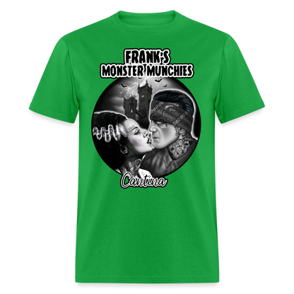 Frank's Monster Munchies Adult T-shirt - bright green
