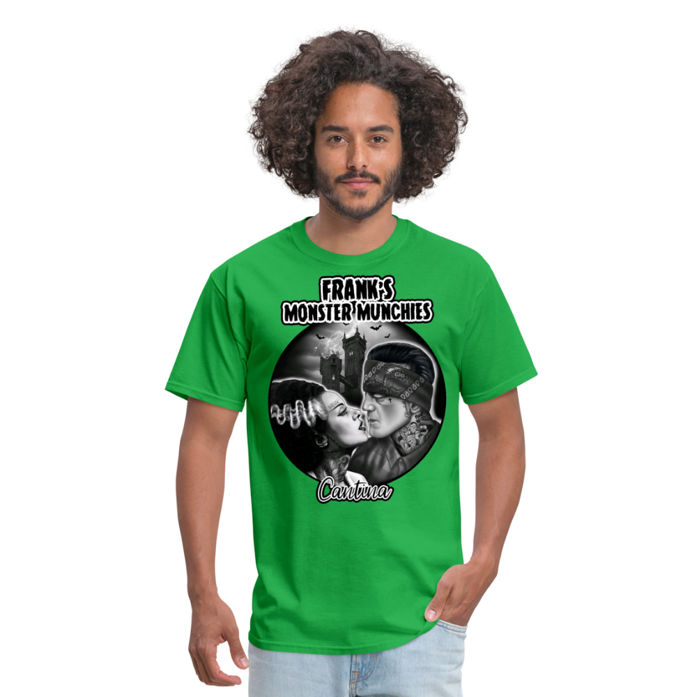 Frank's Monster Munchies Adult T-shirt - bright green