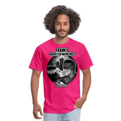 Frank's Monster Munchies Adult T-shirt - fuchsia