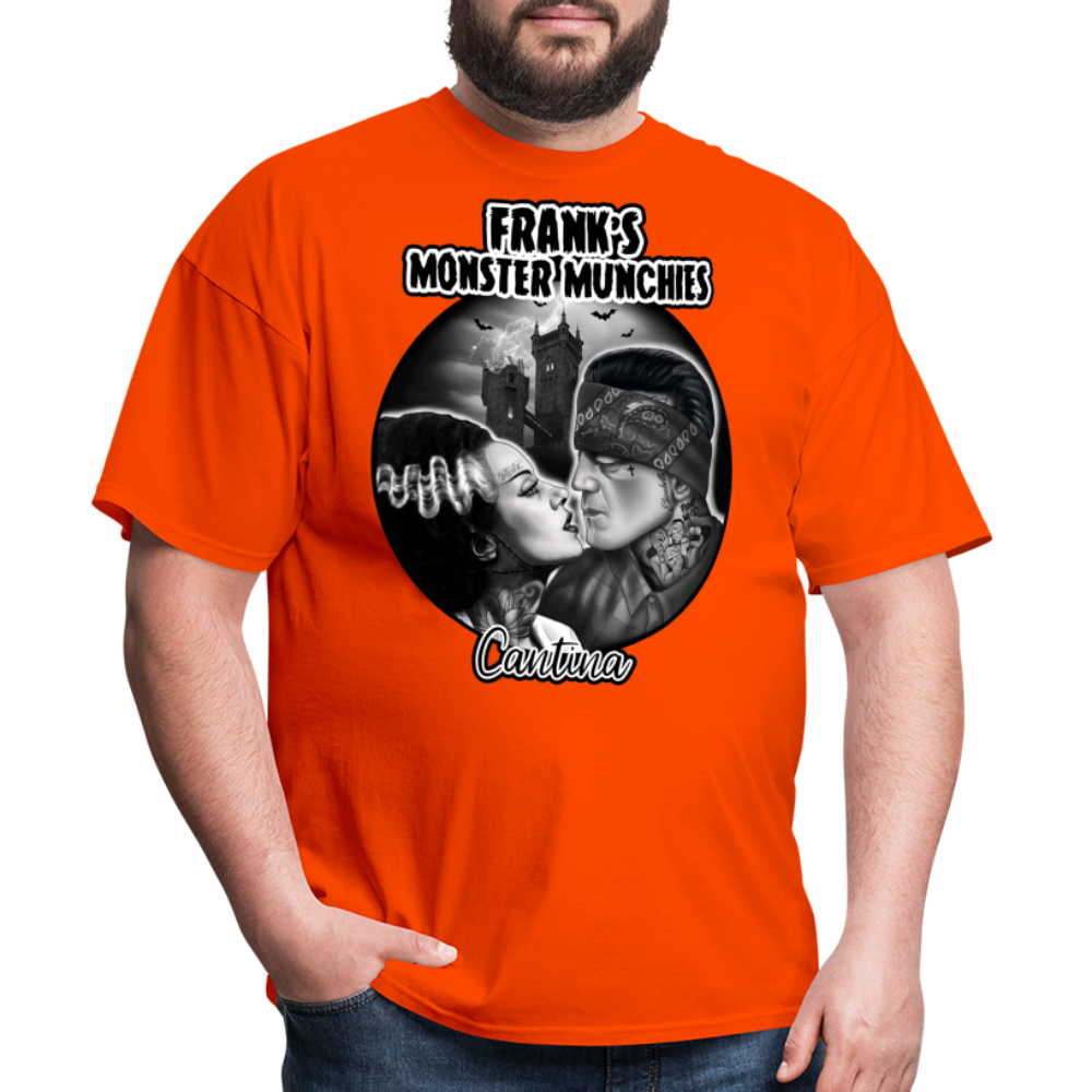 Frank's Monster Munchies Adult T-shirt - orange