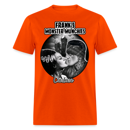 Frank's Monster Munchies Adult T-shirt - orange