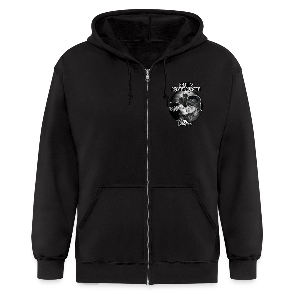 Frank's Monster Munchies Zip Hoodie - black