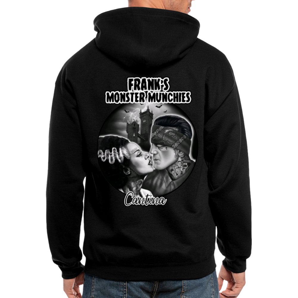 Frank's Monster Munchies Zip Hoodie - black