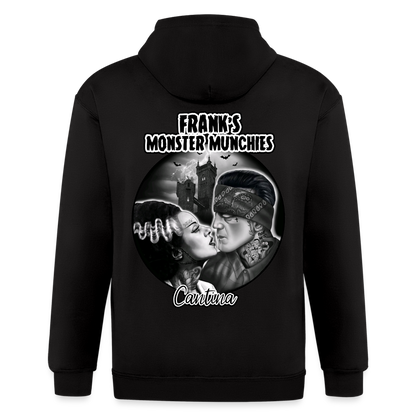 Frank's Monster Munchies Zip Hoodie - black
