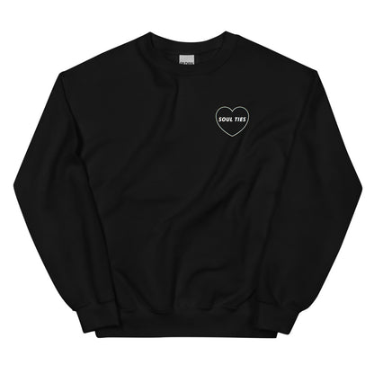 B/W V2 Soul Ties Sweatshirt (White Heart)