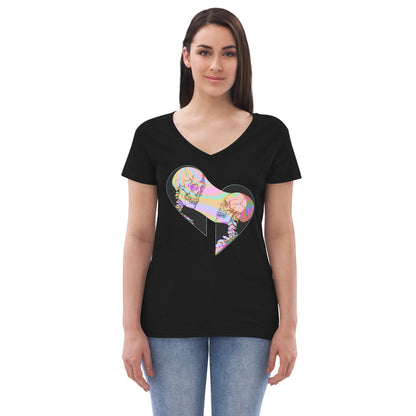 Soul Ties Recycled V-neck T-shirt