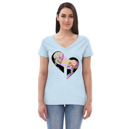 Soul Ties Recycled V-neck T-shirt