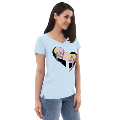 Soul Ties Recycled V-neck T-shirt