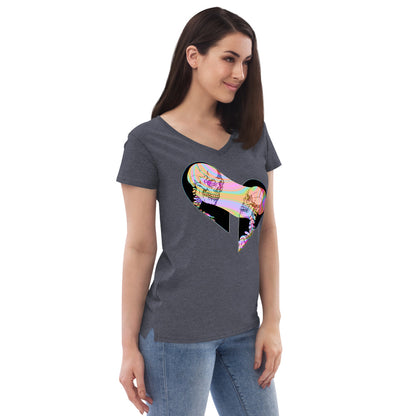 Soul Ties Recycled V-neck T-shirt