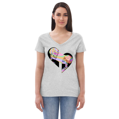 Soul Ties Recycled V-neck T-shirt